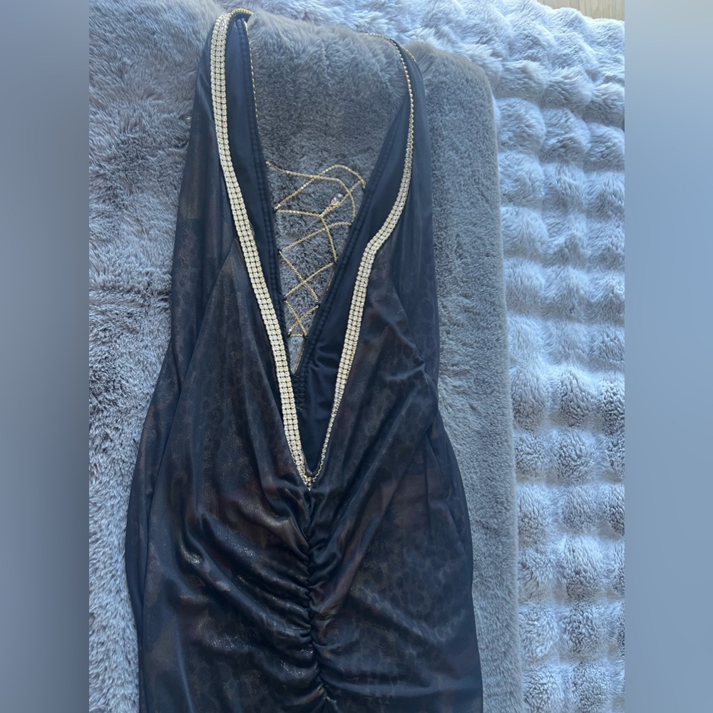 Vie Sauvage maxi dress in black brand new